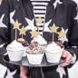 Preview: Cupcake Topper - Golden Stars